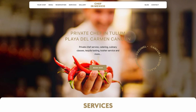 Private Chef Website