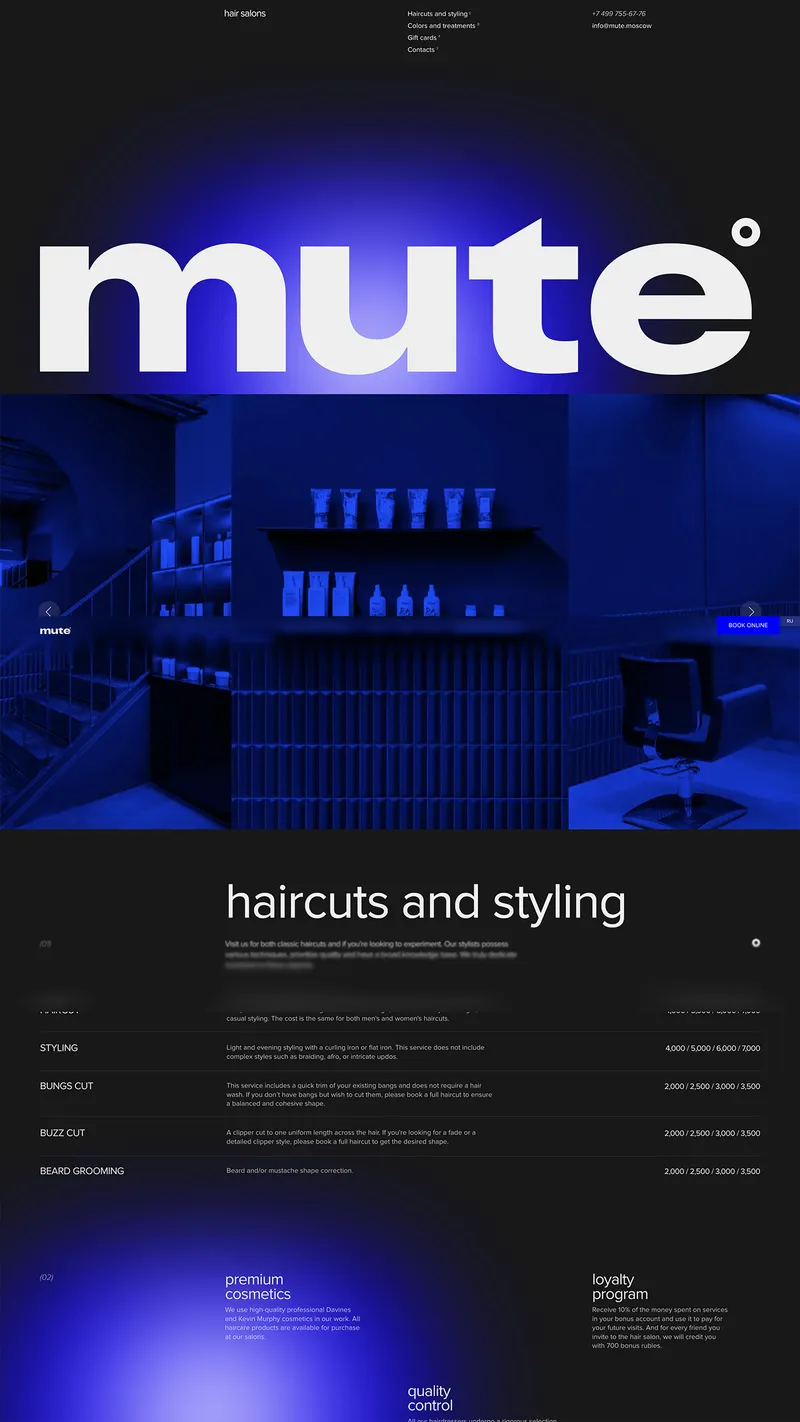 Beauty Salon Website